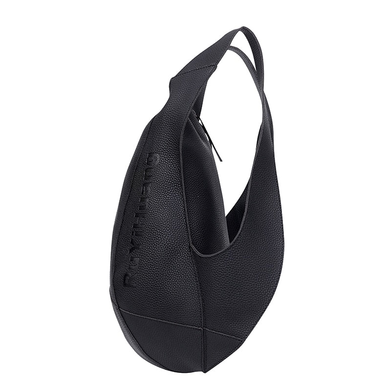 Unisex Anti-theft Backpack | Black PU Leather