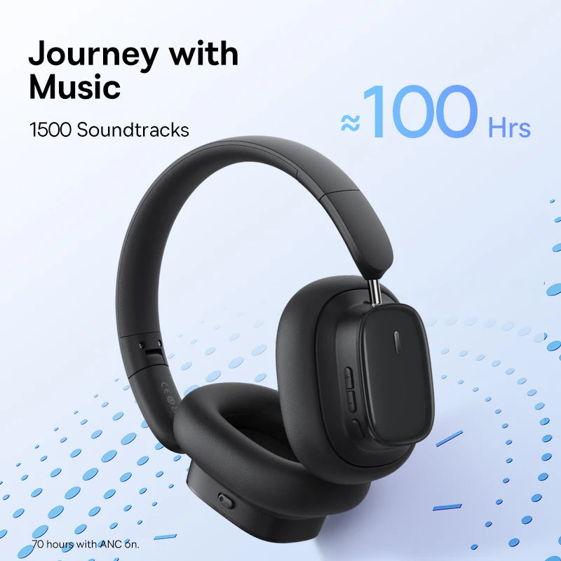Baseus Bowie H1 Wireless Bluetooth Headphones 5.3 Noise Cancellation