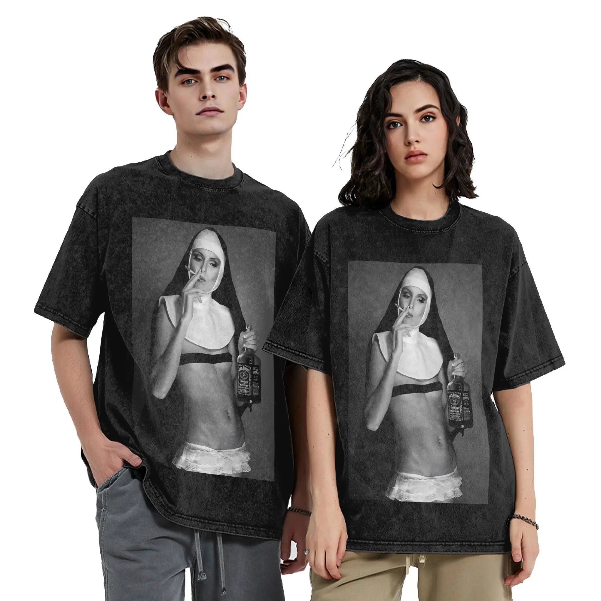 Summer Nun Smoking T-shirt