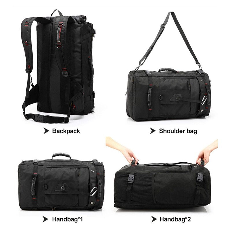 50-70L Expandable Backpack | Travel/Sports/Duffle/Business/School