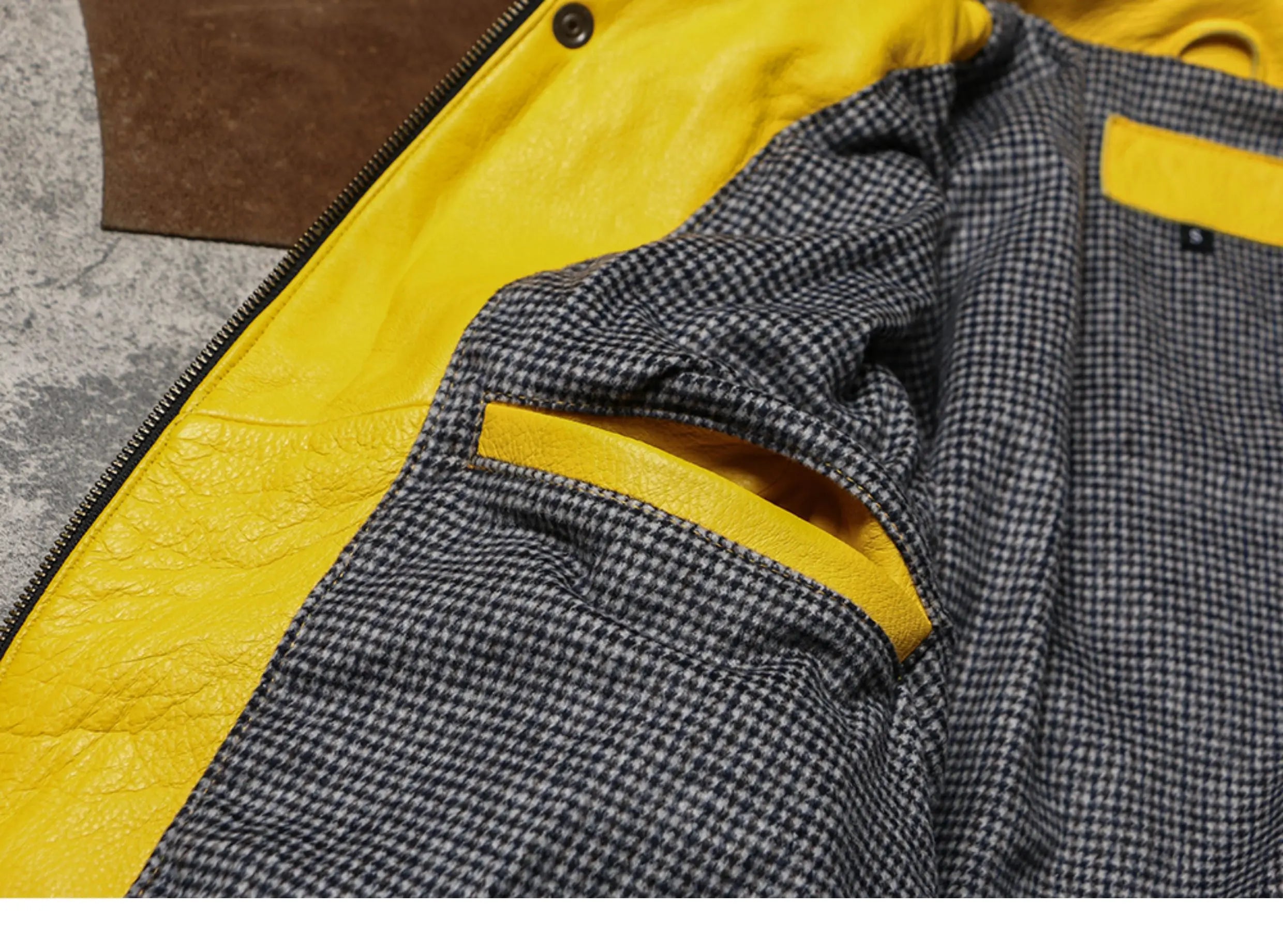 Spring Autumn Mauroicardi Cool Handsome Short Yellow Soft Pu Leather Jacket Men