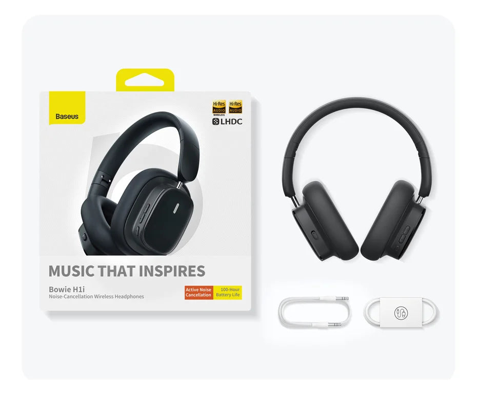 Baseus Bowie H1 Wireless Bluetooth Headphones 5.3 Noise Cancellation
