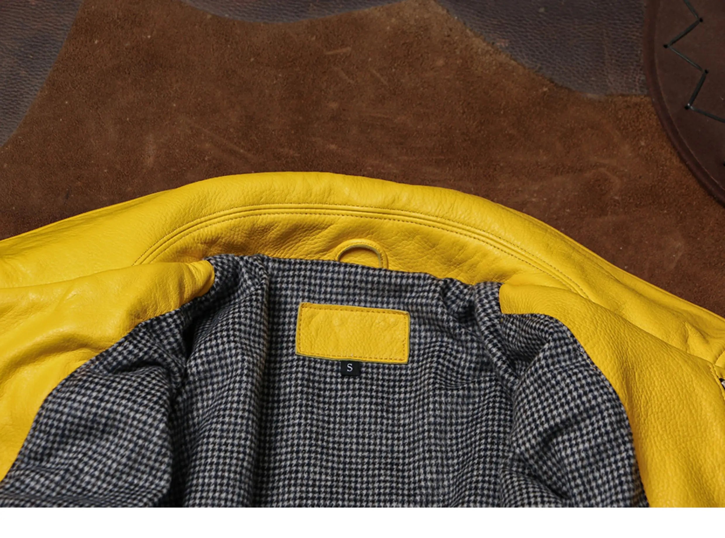 Spring Autumn Mauroicardi Cool Handsome Short Yellow Soft Pu Leather Jacket Men