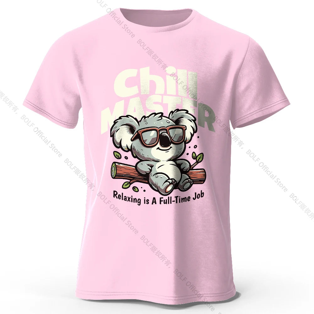 Whimsical Hand-painted Animal T-shirt 100% Cotton