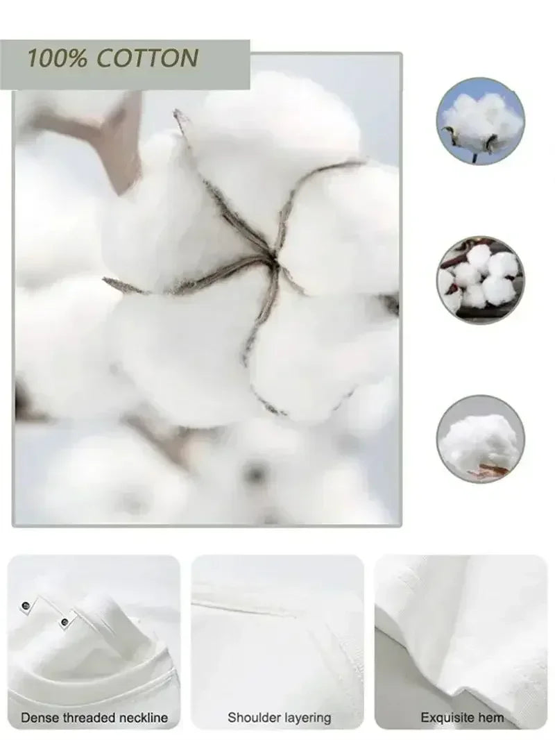 Fashion Pure Cotton Printed Bear Short-sleeved Unisex Plus Size T-shirt