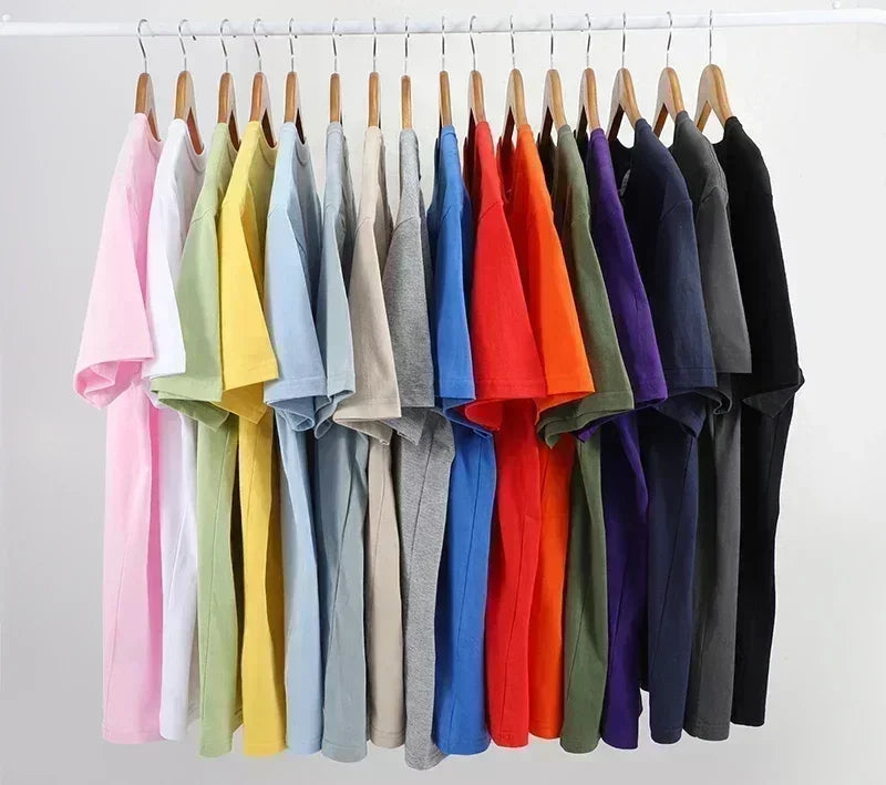 Focus Letter Minimalist Style 100% Cotton Short Sleeve T-Shirt