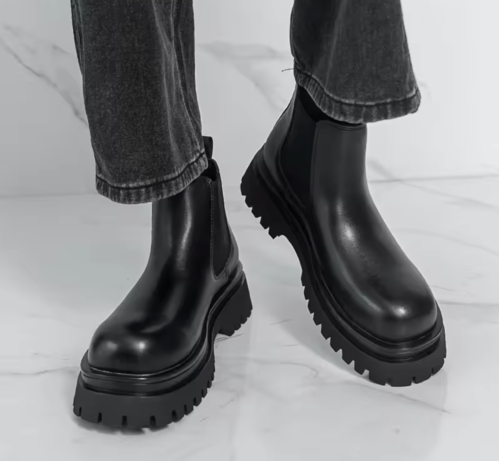 Men's Luxury Leather Chelsea Boots