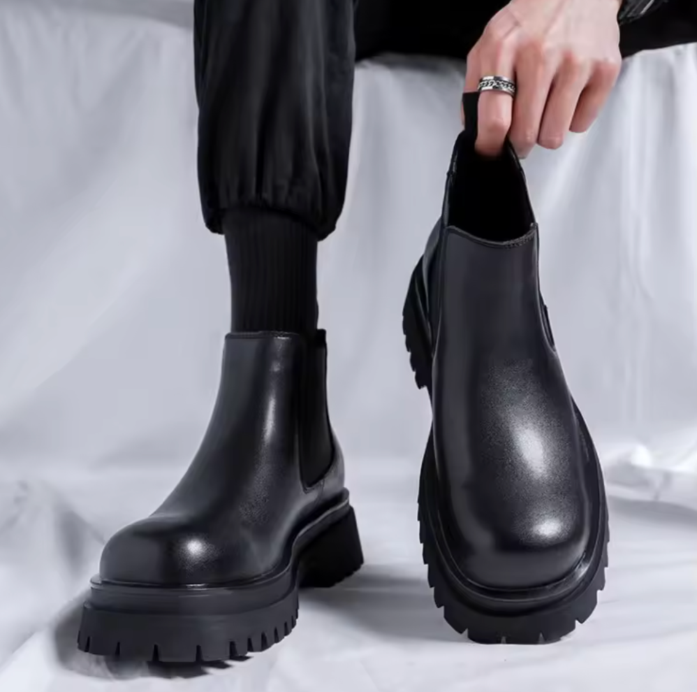 Men's Luxury Leather Chelsea Boots