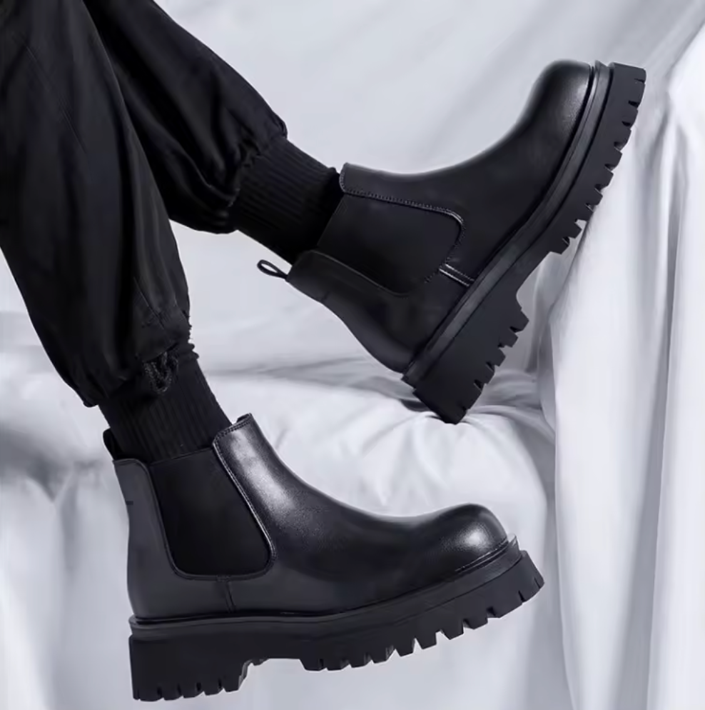 Men's Luxury Leather Chelsea Boots