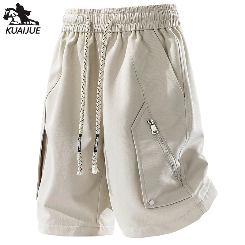 Summer Men's Shorts Sport Solid Color Casual Pants