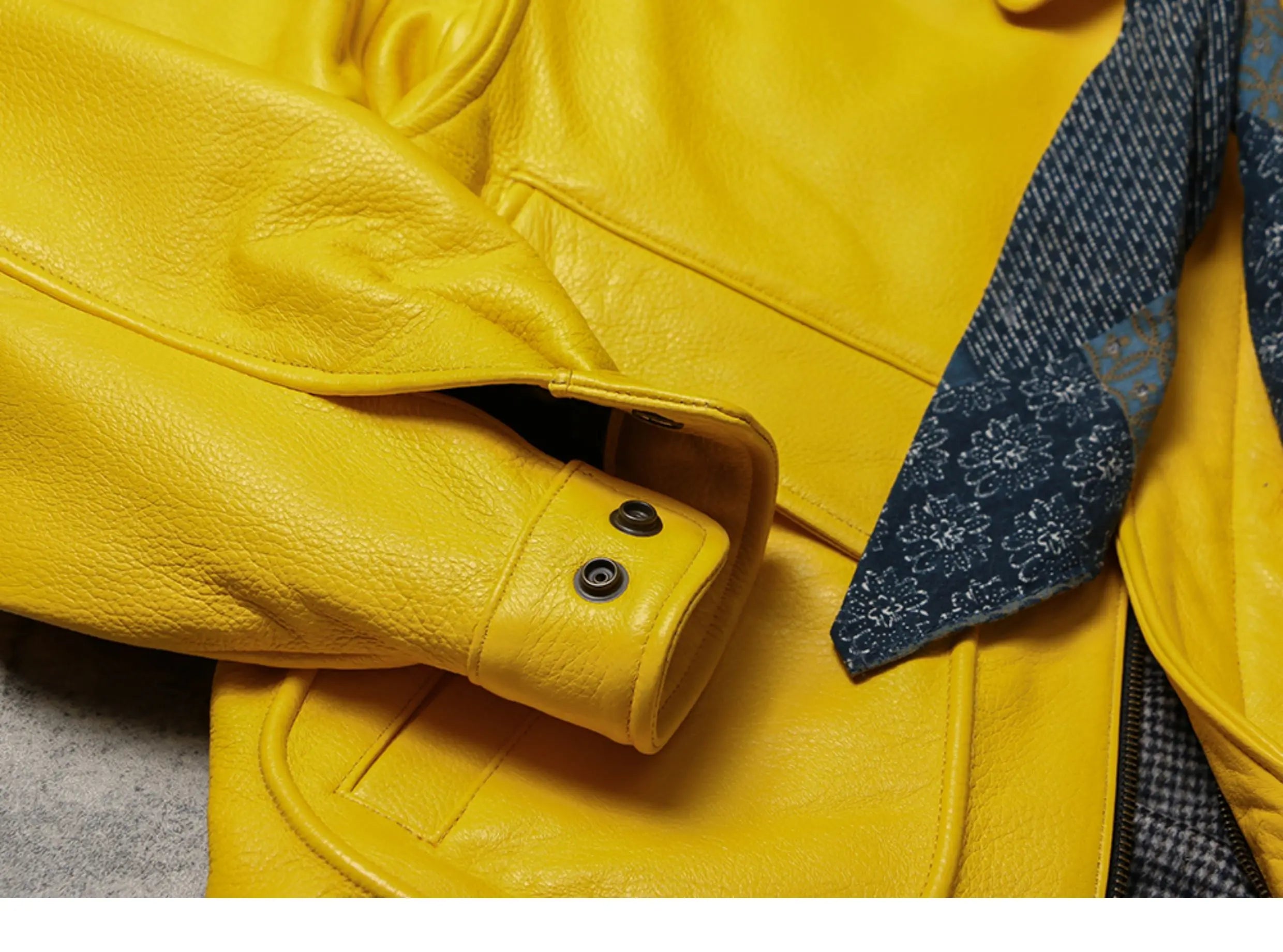 Spring Autumn Mauroicardi Cool Handsome Short Yellow Soft Pu Leather Jacket Men
