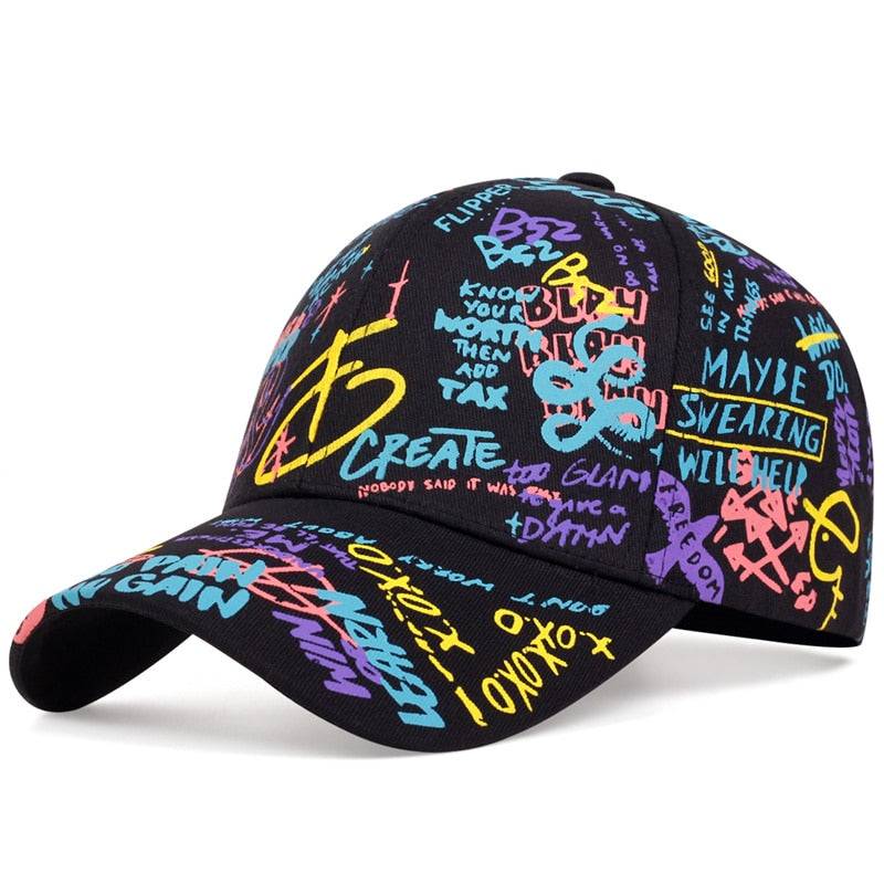 Unisex Graffiti Cap