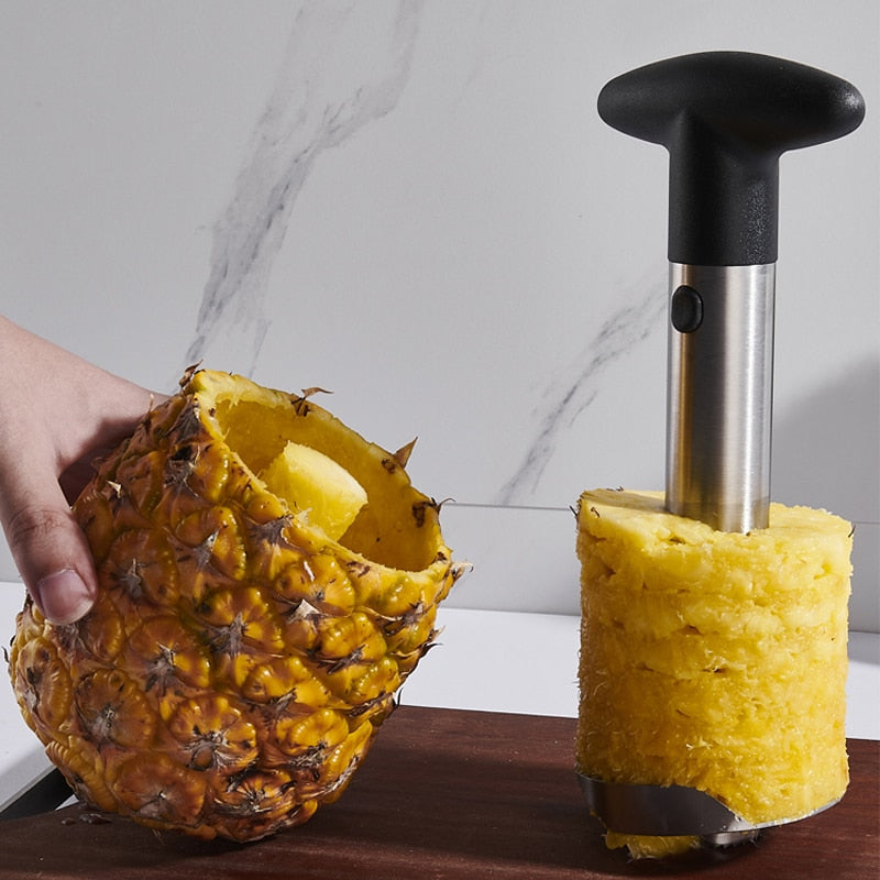 Pineapple Spiral Peeler Stainless Steel Cutter Fruit Knife
