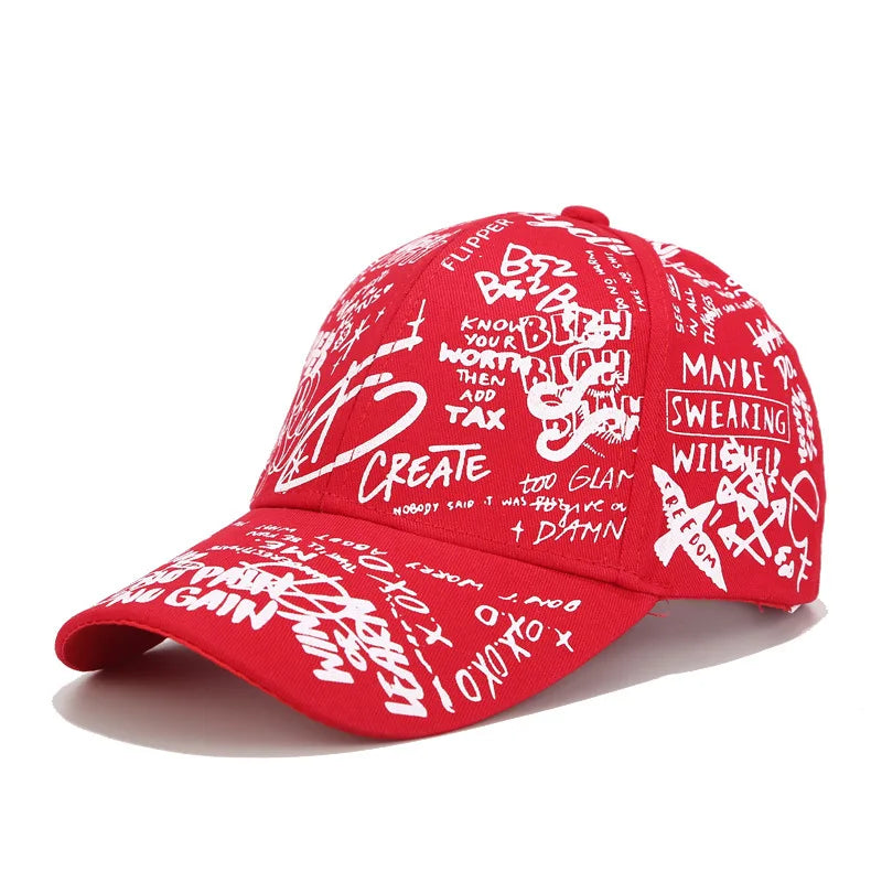 Graffiti personality baseball hat