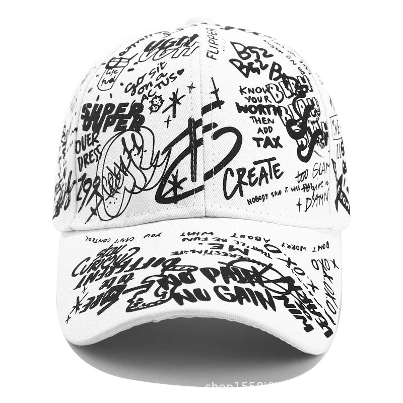 Graffiti personality baseball hat