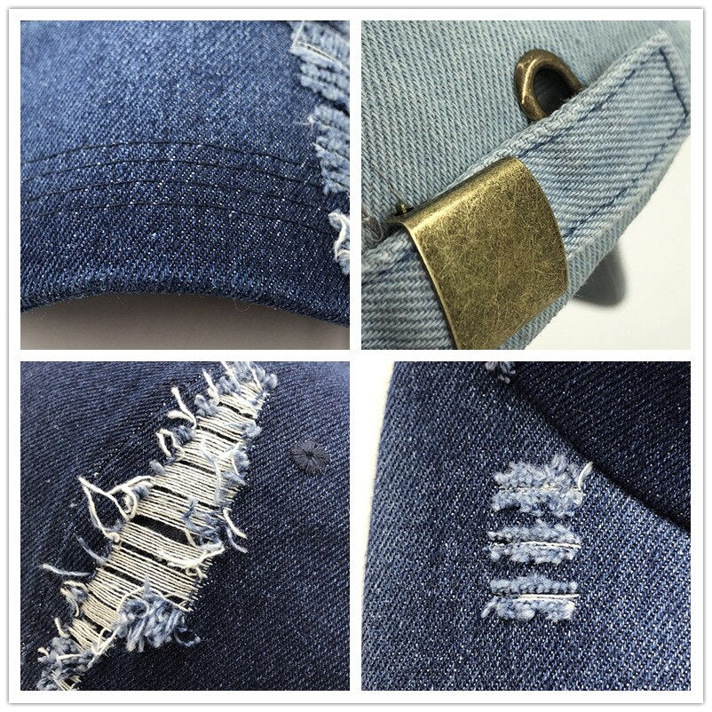 Denim Fashion Cap | Baseball Hat