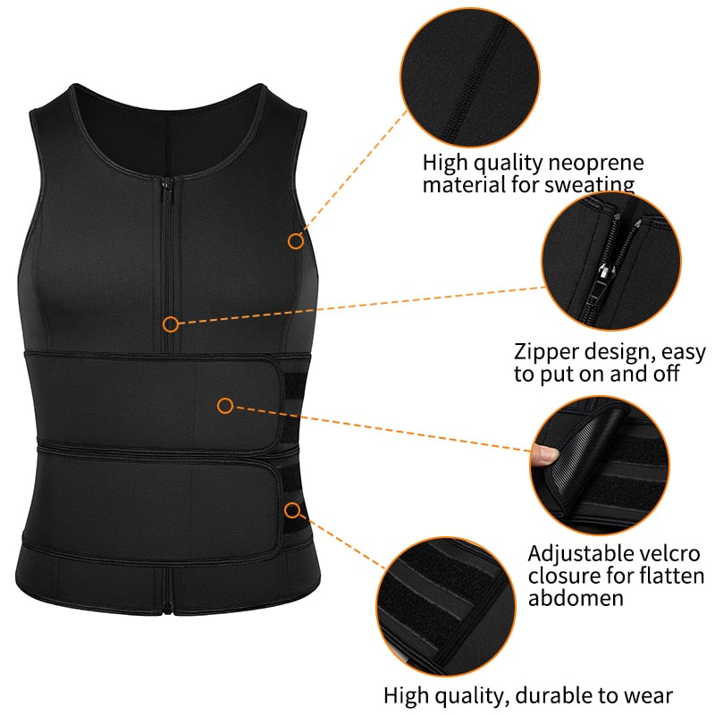 Sauna Waist Trainer Vest