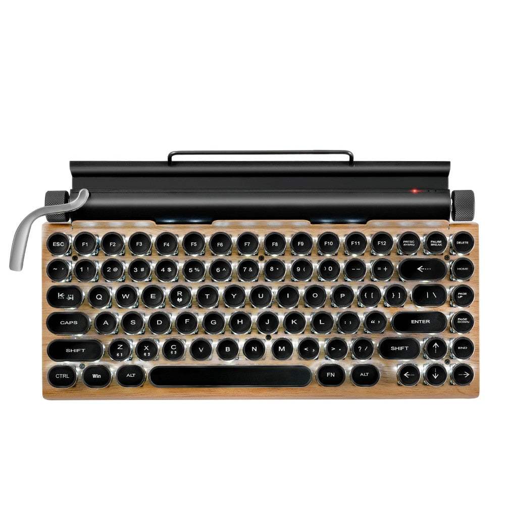 Bluetooth Wireless Typewriter Keyboard