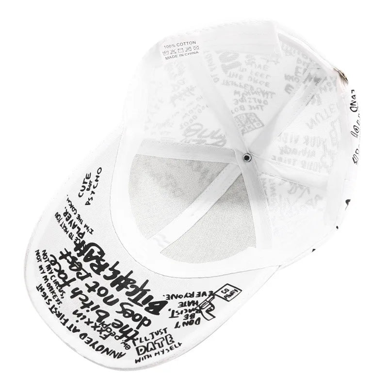 Graffiti personality baseball hat