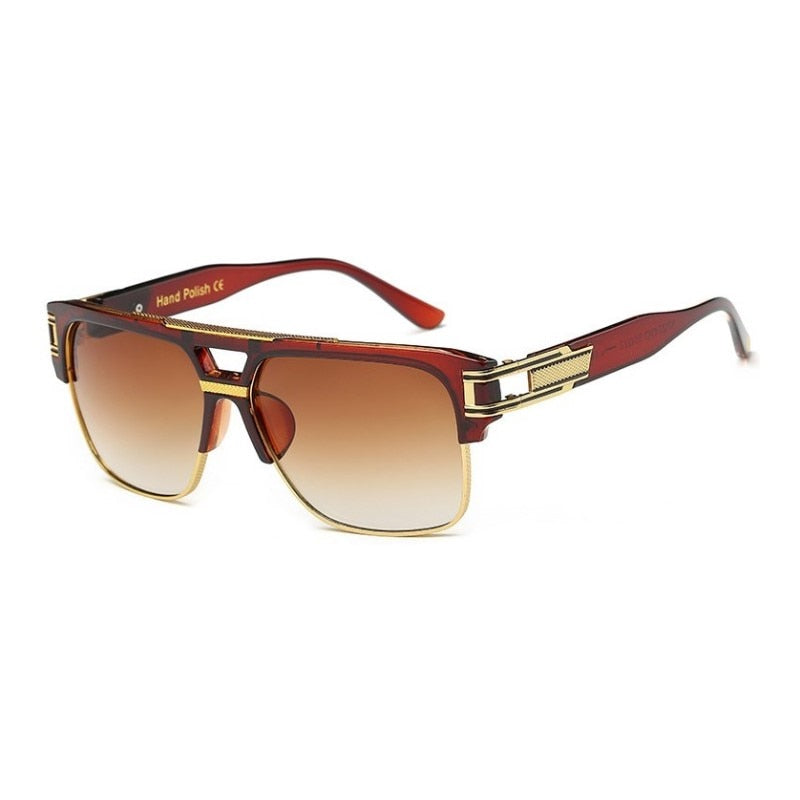 Men's Luxury Sunglasses Double Bridged