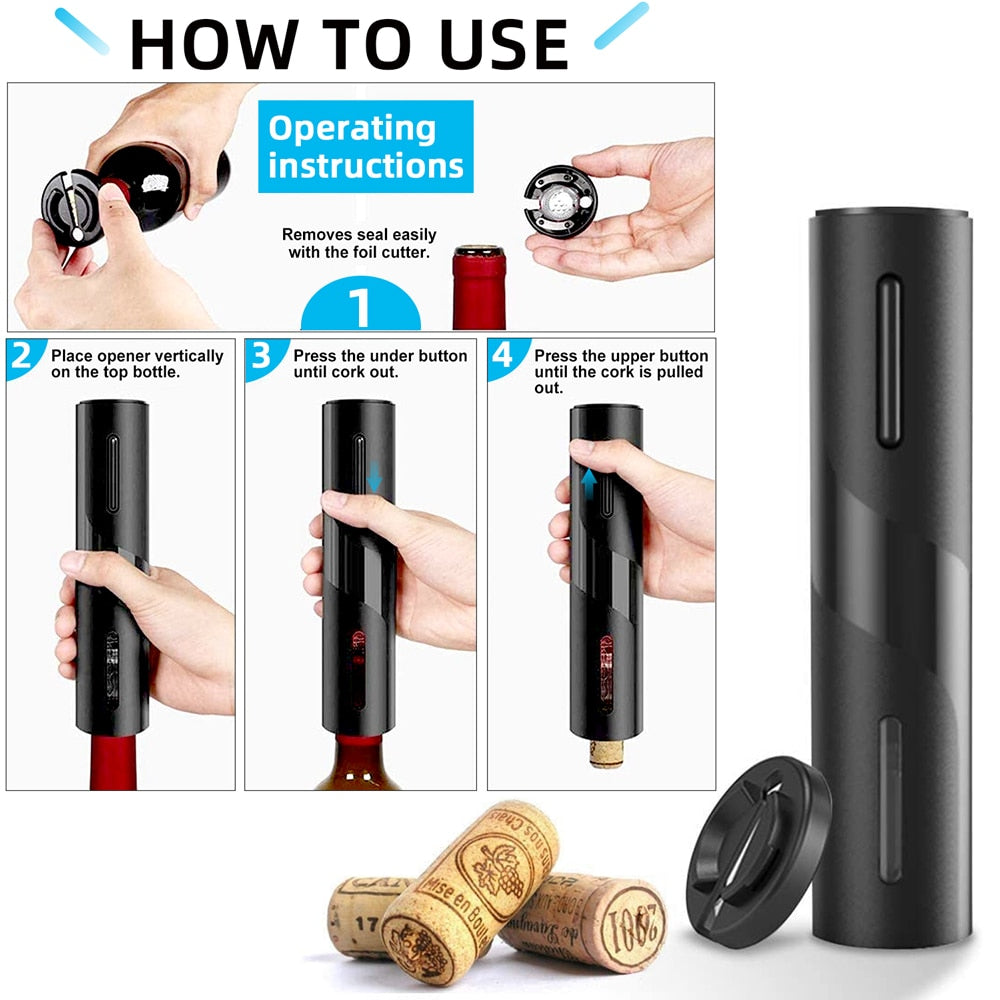 Electric Wine Opener Automatic Corkscrew