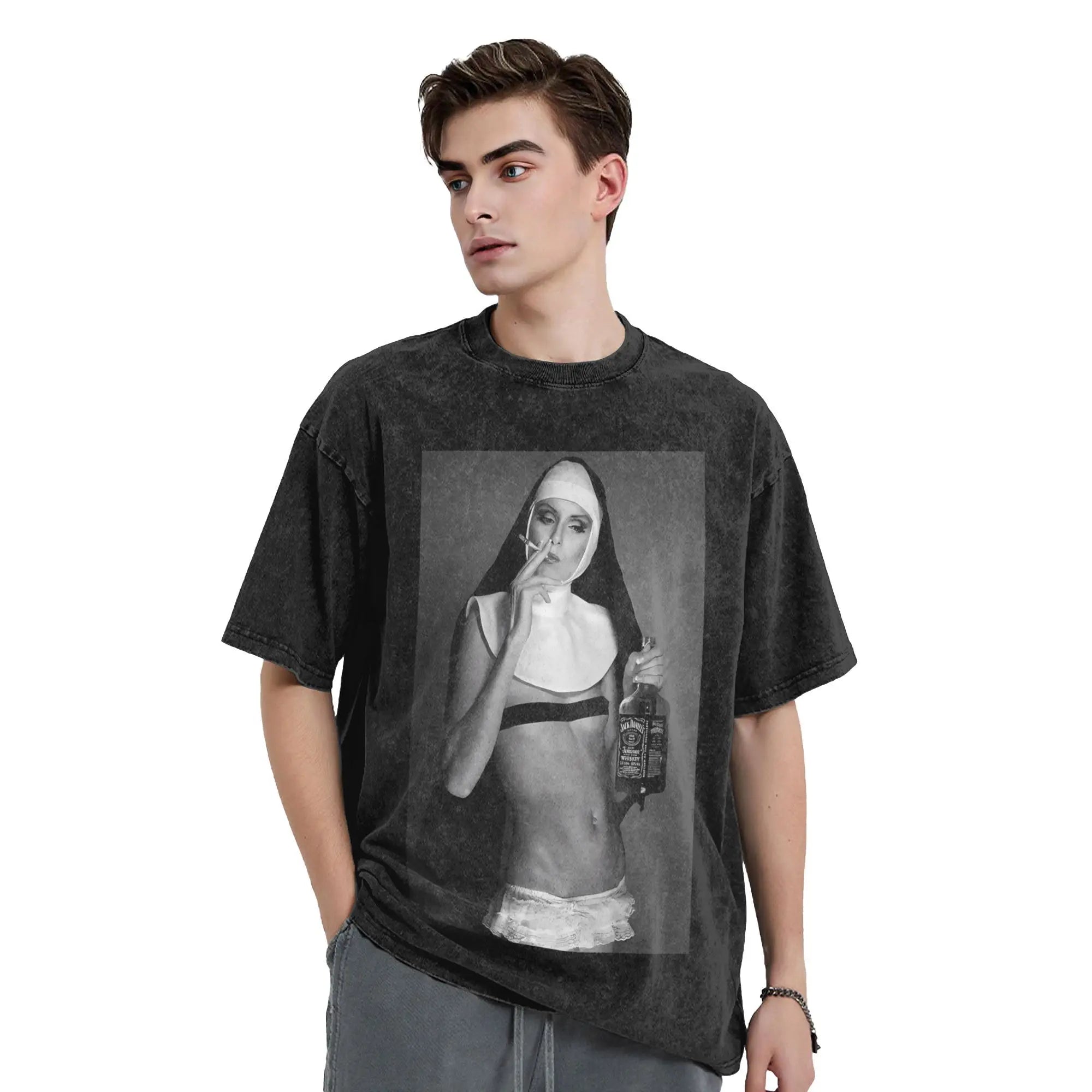 Summer Nun Smoking T-shirt
