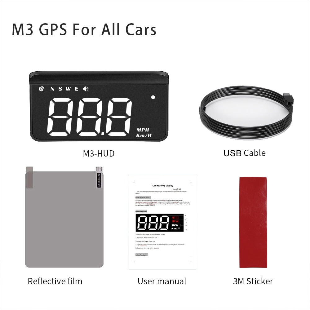 Car Projector Digital Display Speedometer