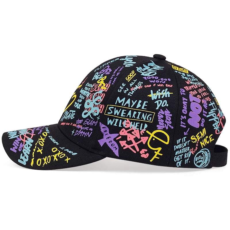 Unisex Graffiti Cap