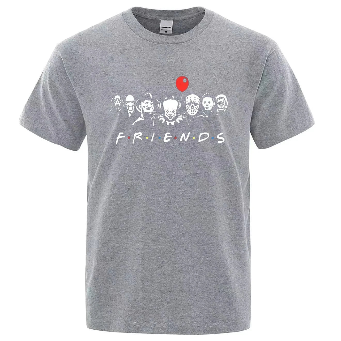 Unisex Halloween Friends 100% Cotton Comfortable and Breathable Leisure Fashion T-shirt