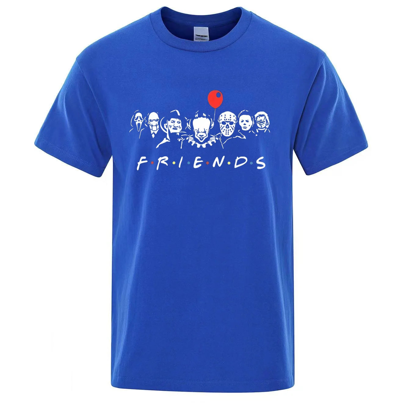 Unisex Halloween Friends 100% Cotton Comfortable and Breathable Leisure Fashion T-shirt