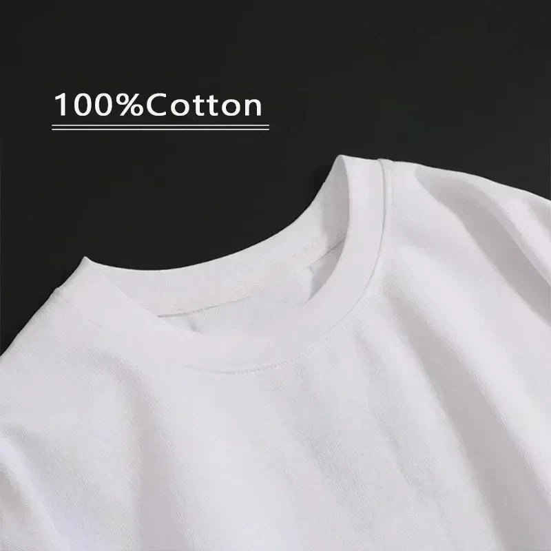 Men's Pure Cotton Summer Casual Fashion Paris Letter Printed