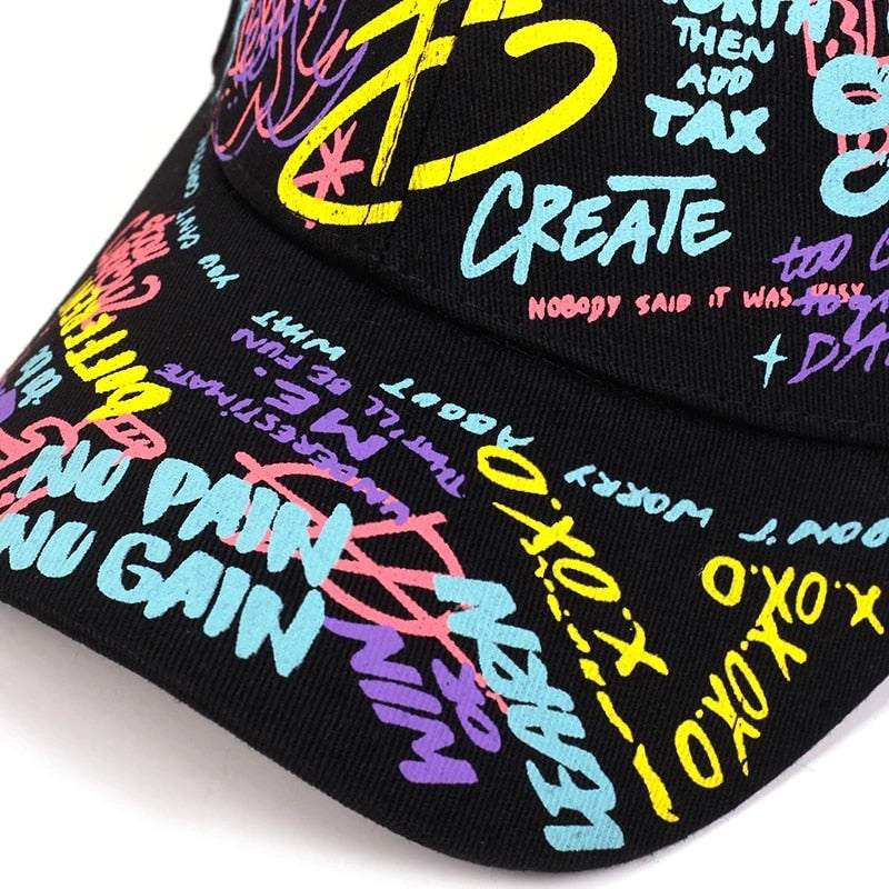 Unisex Graffiti Cap