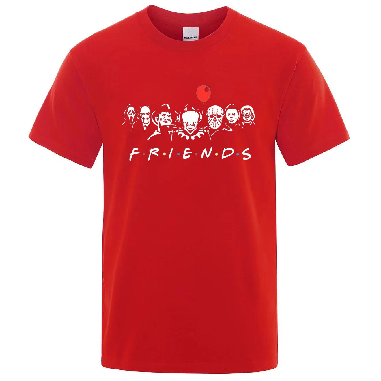 Unisex Halloween Friends 100% Cotton Comfortable and Breathable Leisure Fashion T-shirt