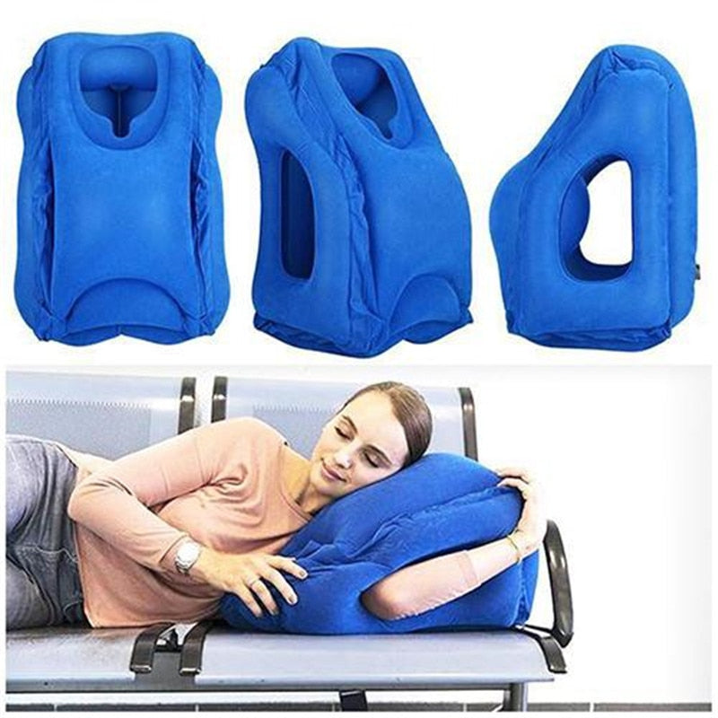 Inflatable Travel Pillow Napping Air Cushion