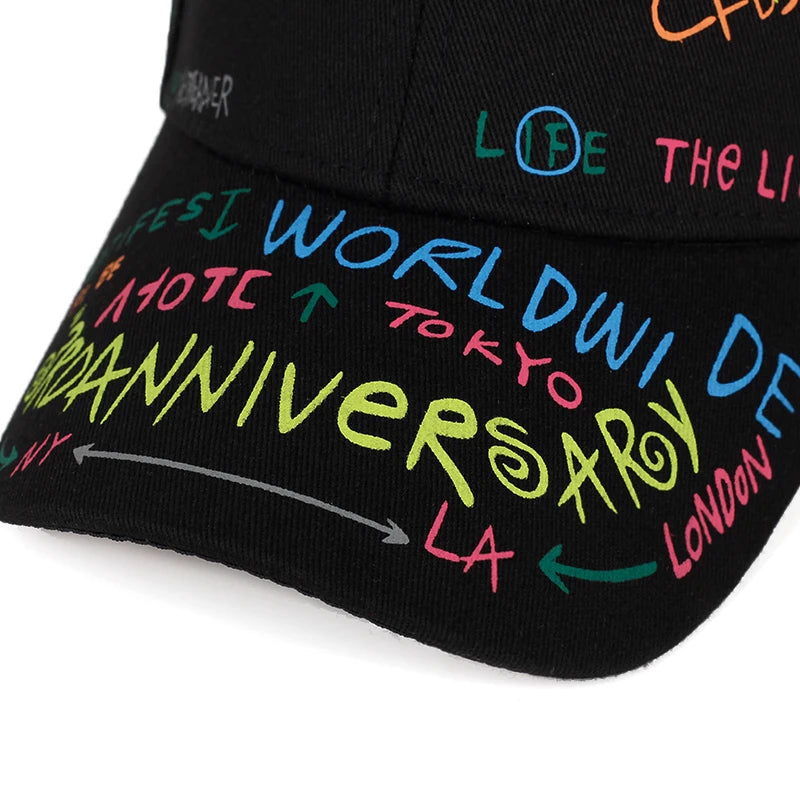 Fashion Graffiti printing baseball cap