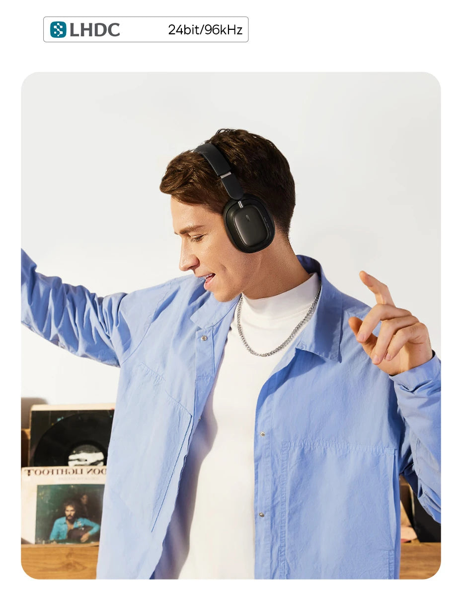 Baseus Bowie H1  Wireless Bluetooth Headphones 5.3 Noise Cancellation