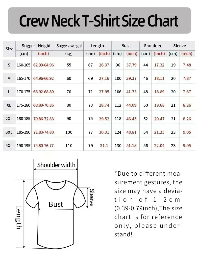 Men's Summer Shorts Sports and Leisure Short-sleeved T-shirt
