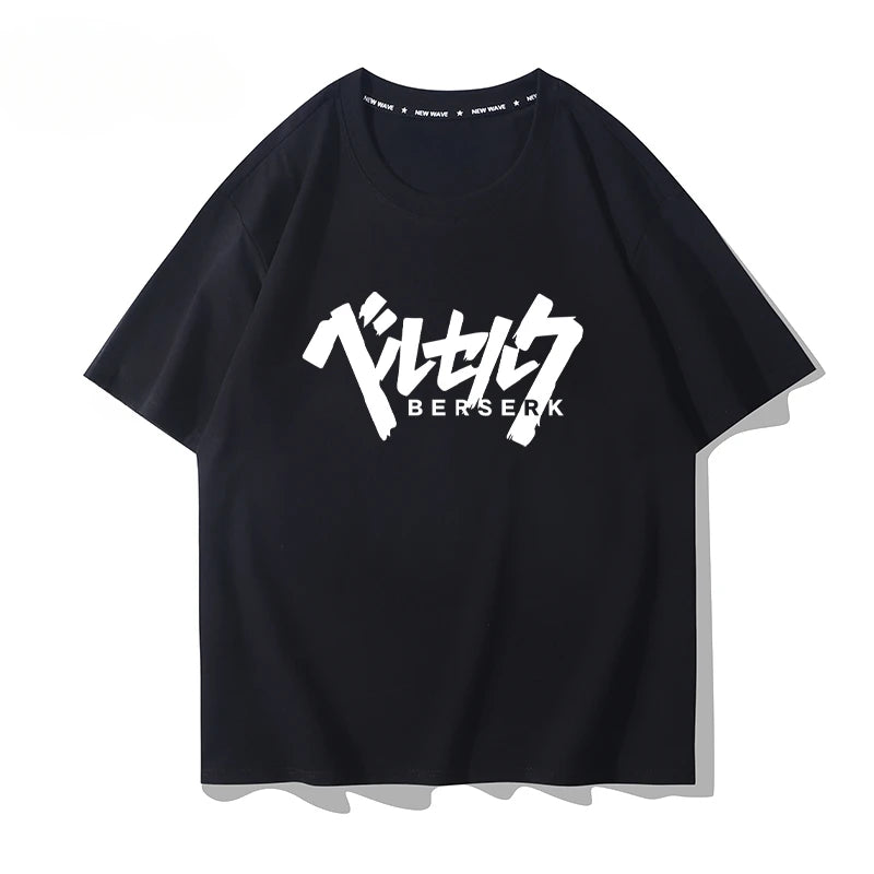 Warrior Japanese Anime Summer Men's T-shirt