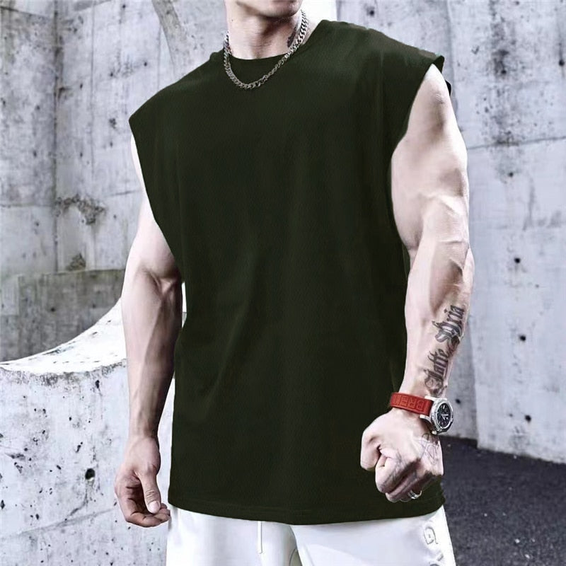 Men's Oversized Tank Top | Fitness