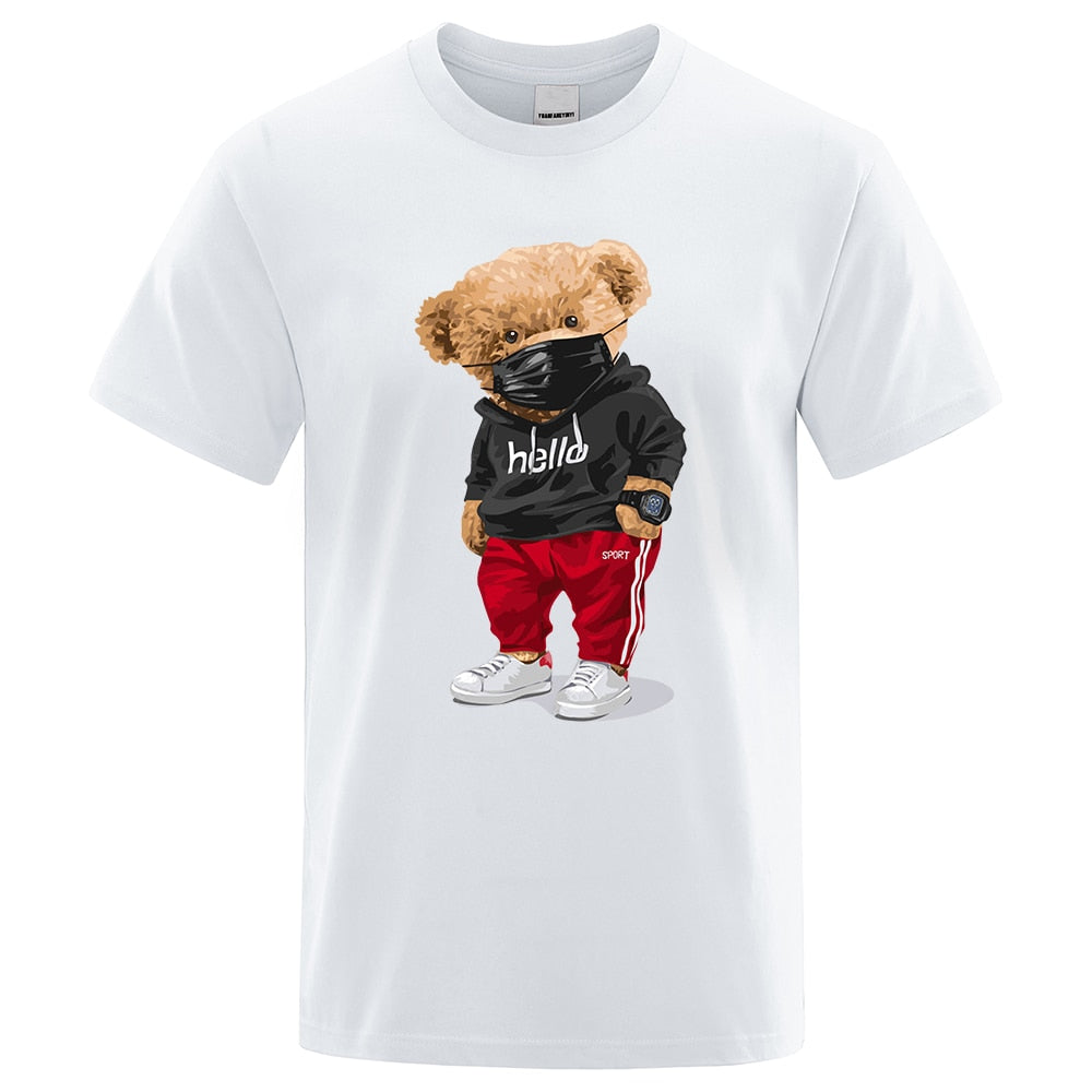 Graphic Masked Bear Tee