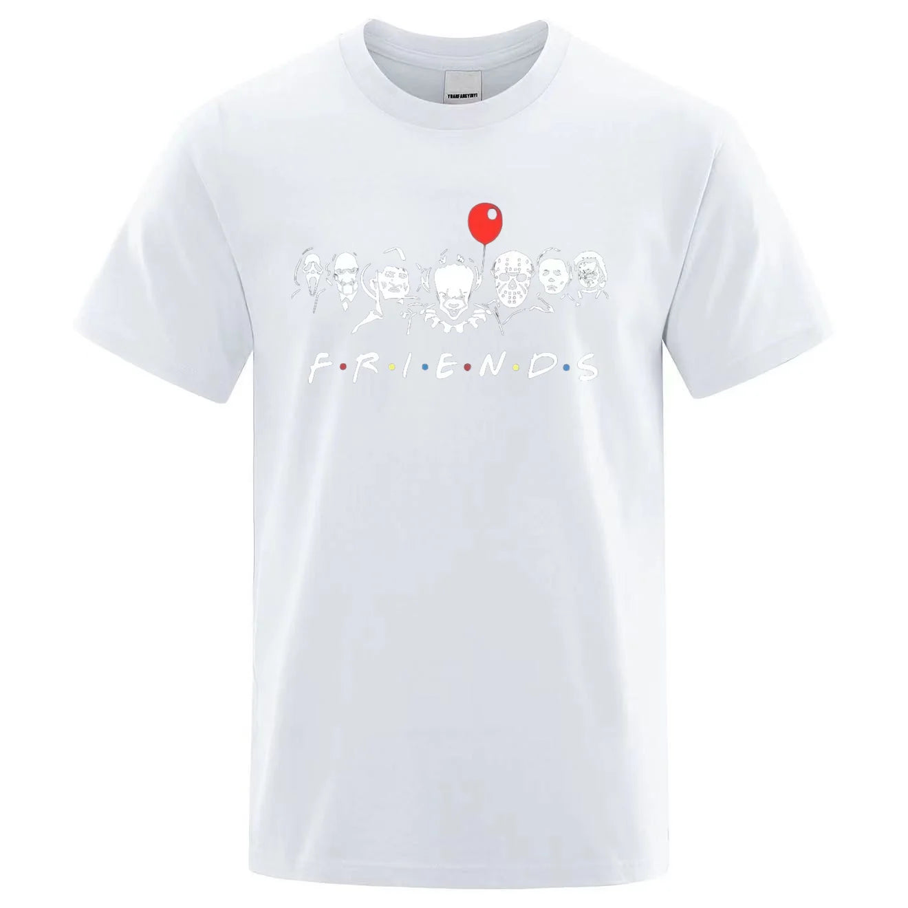 Unisex Halloween Friends 100% Cotton Comfortable and Breathable Leisure Fashion T-shirt