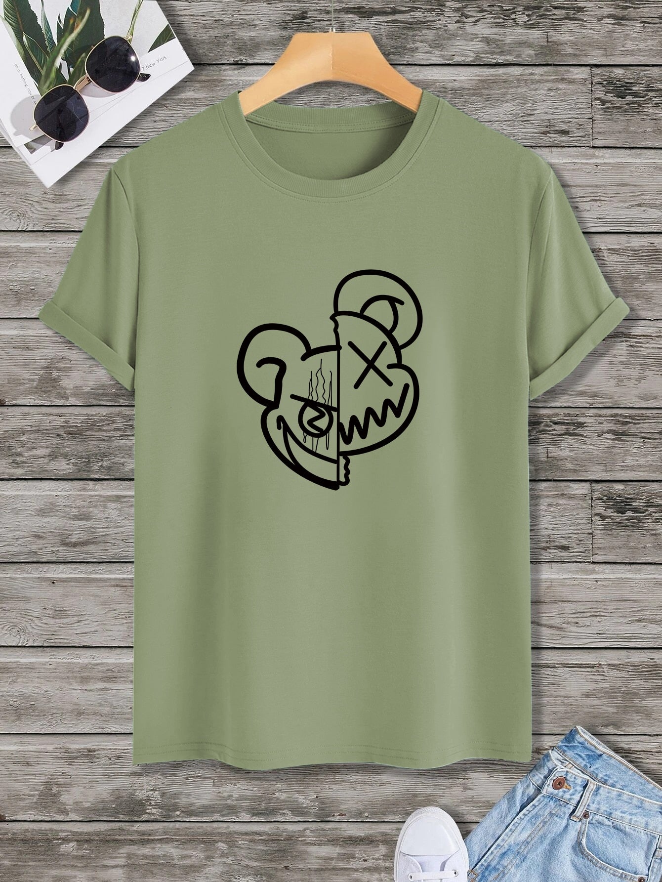 Unisex Deadmau5 Cartoon Graphic Tee