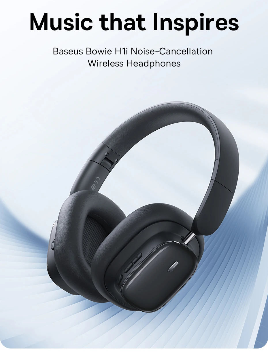 Baseus Bowie H1  Wireless Bluetooth Headphones 5.3 Noise Cancellation