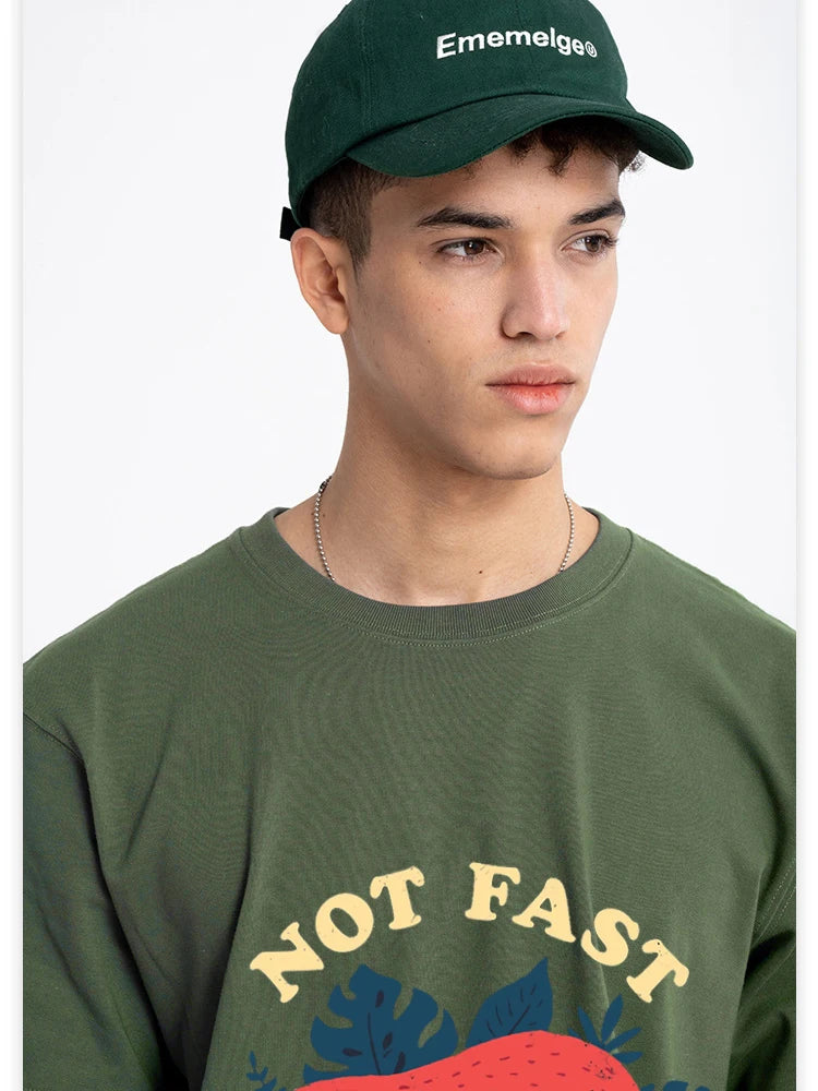 Not Fast Not Furious Sloth Cute Print Unisex Breathable Cotton Tops Street Fashion Casual Summer T Shirts