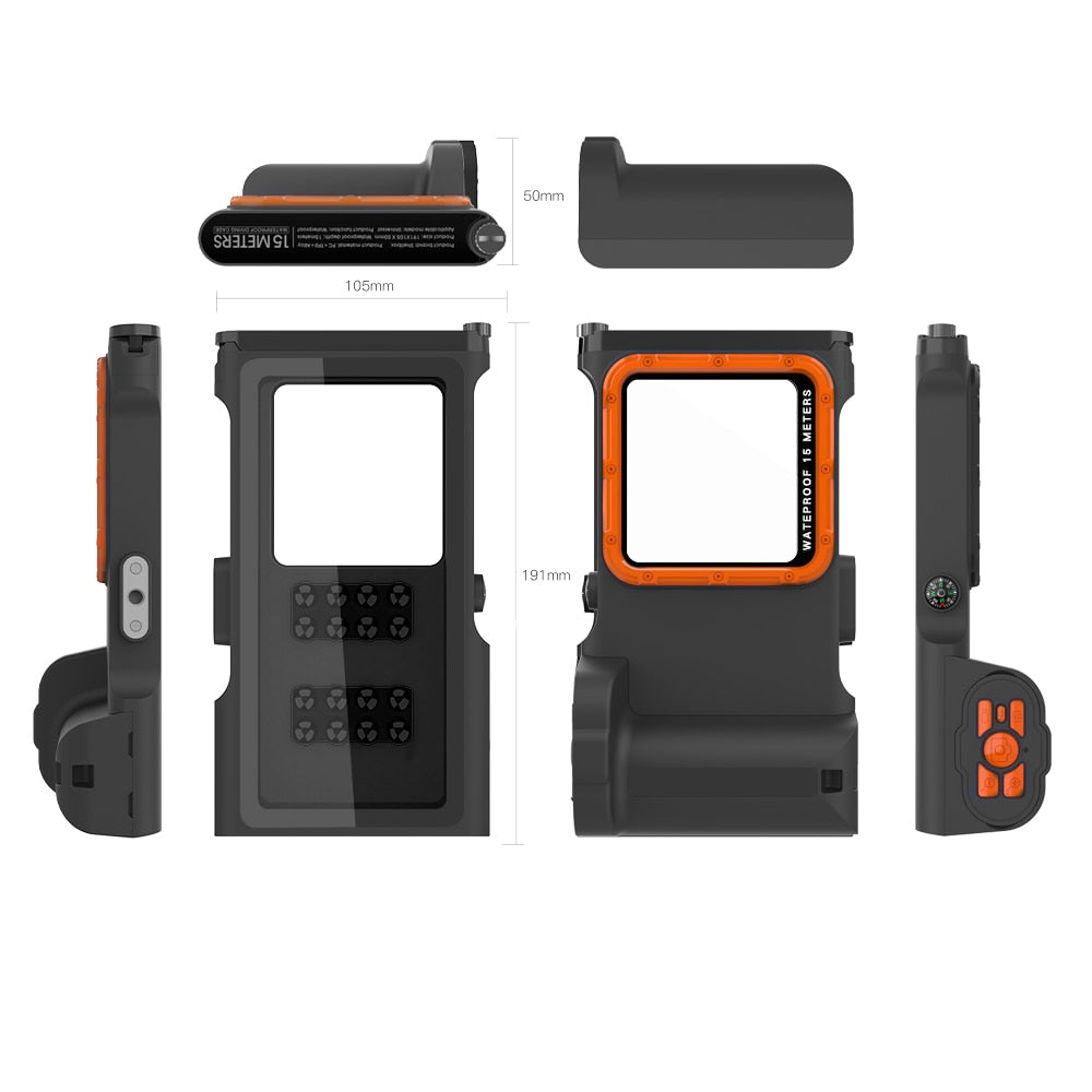 Bluetooth Diving Waterproof Phone Case (iPhone/Samsung/Huawei/Xiaomi/Oneplus)