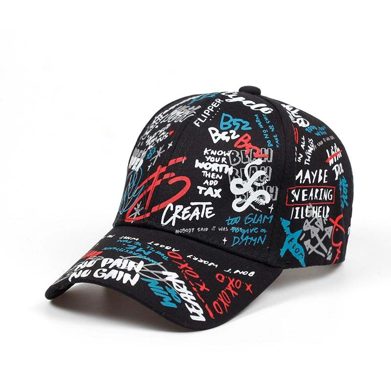 Unisex Graffiti Quote Cap