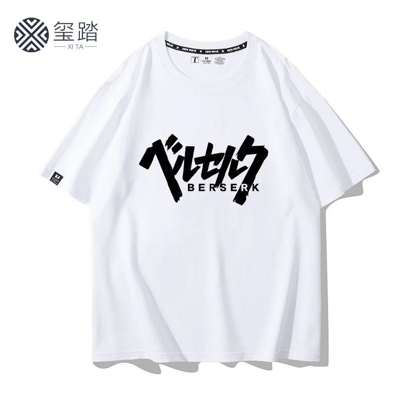 Warrior Japanese Anime Summer Men's T-shirt