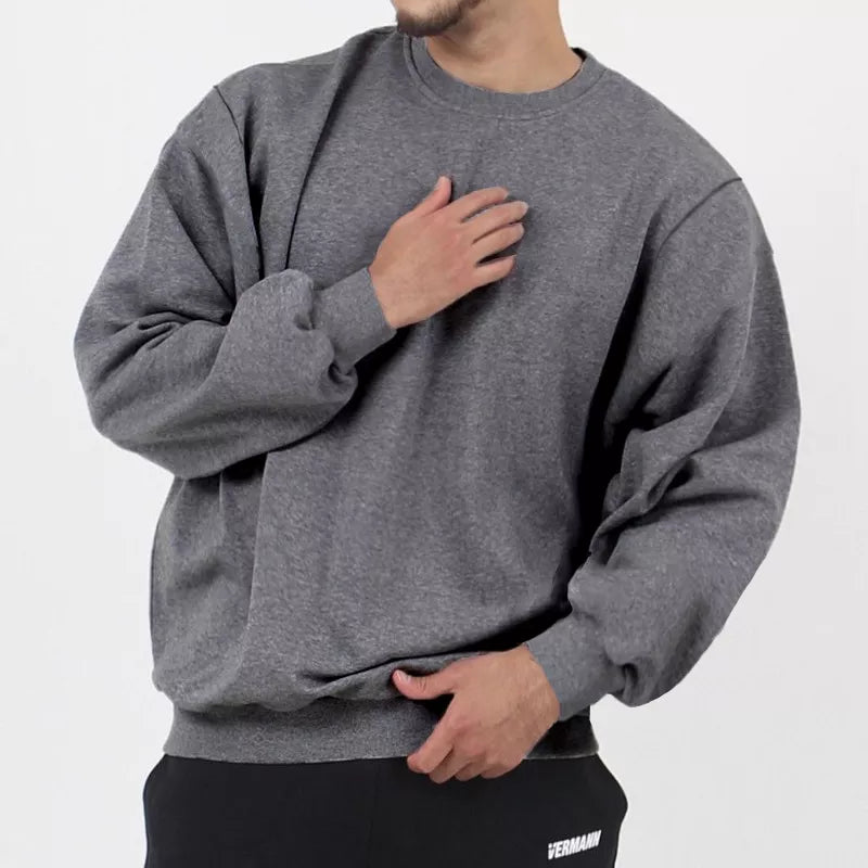 Men's Thick Sweater Pullover Crewneck