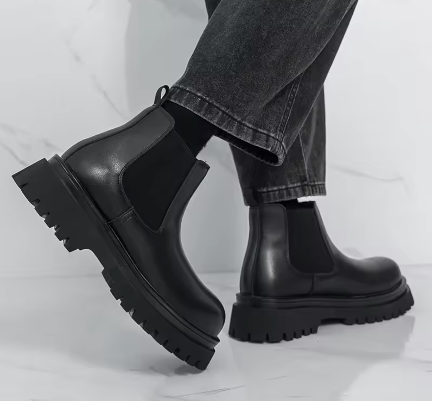 Men's Luxury Leather Chelsea Boots