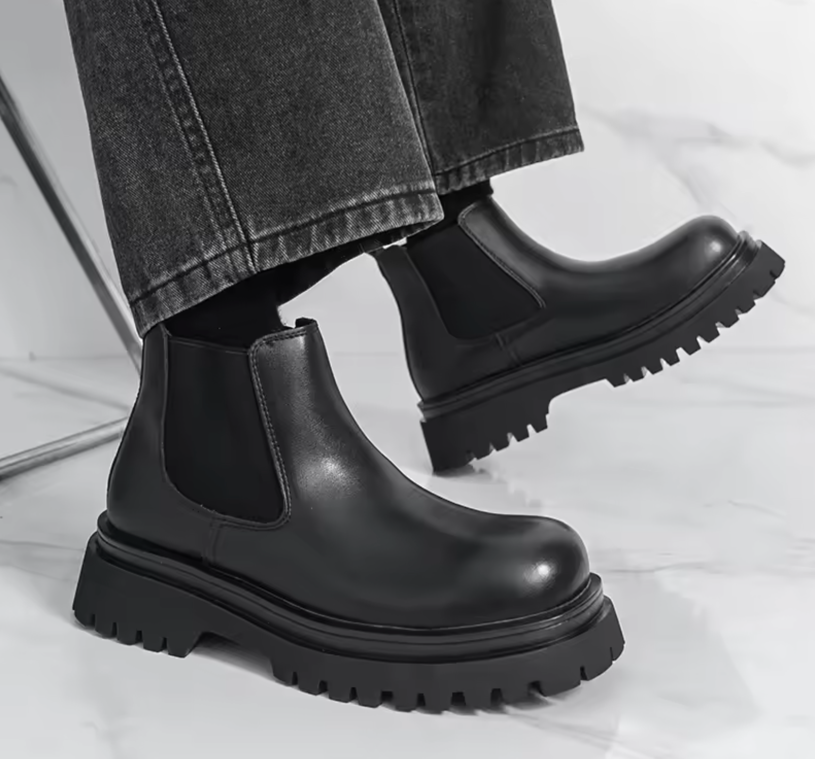 Men's Luxury Leather Chelsea Boots